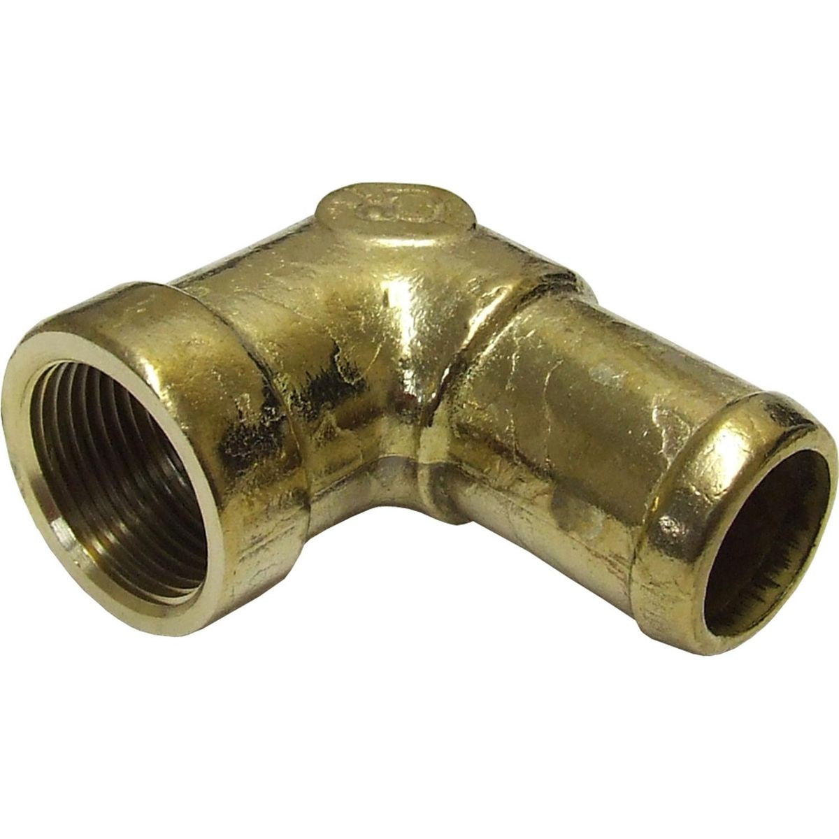 DZR 90deg CONNECTOR 3/4in BSPF-1in HOSE 1-76822