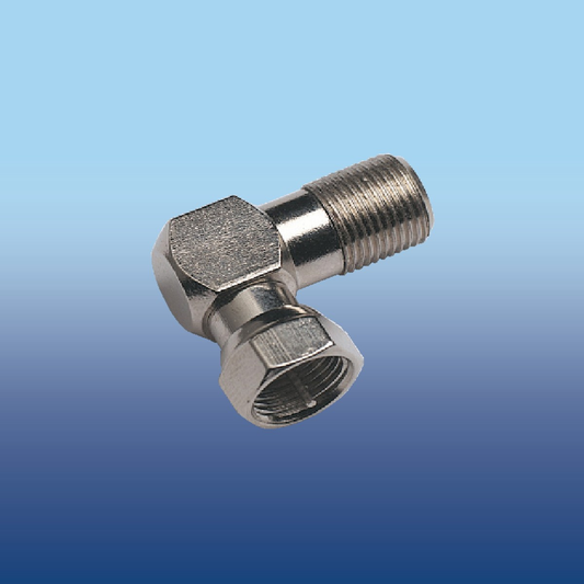 Glomex V9146 90degree connector for TV Antenna , 75 Ohm
