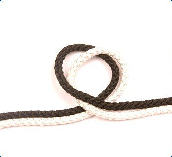 Kingfisher 6mm 8 Plait White Polyester PER METER ST06W1