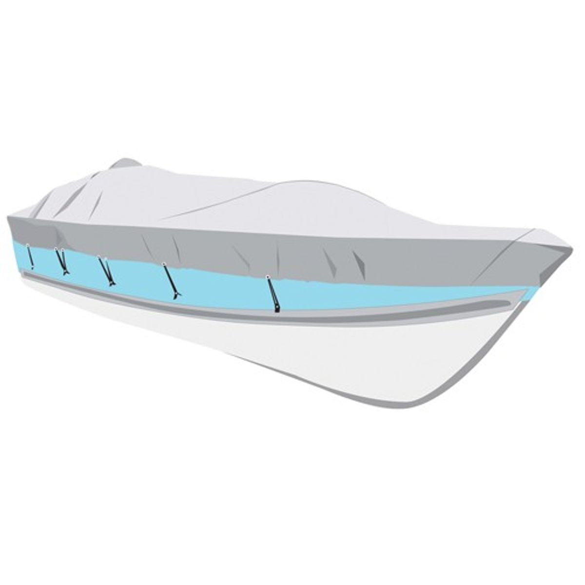 Trem Boat Cover S 488-564cm Grey Polyester
