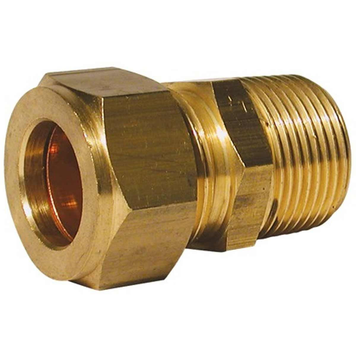 Male Taper Stud Coupling 1/8in Tube x 1/8in BSPT 1-14010