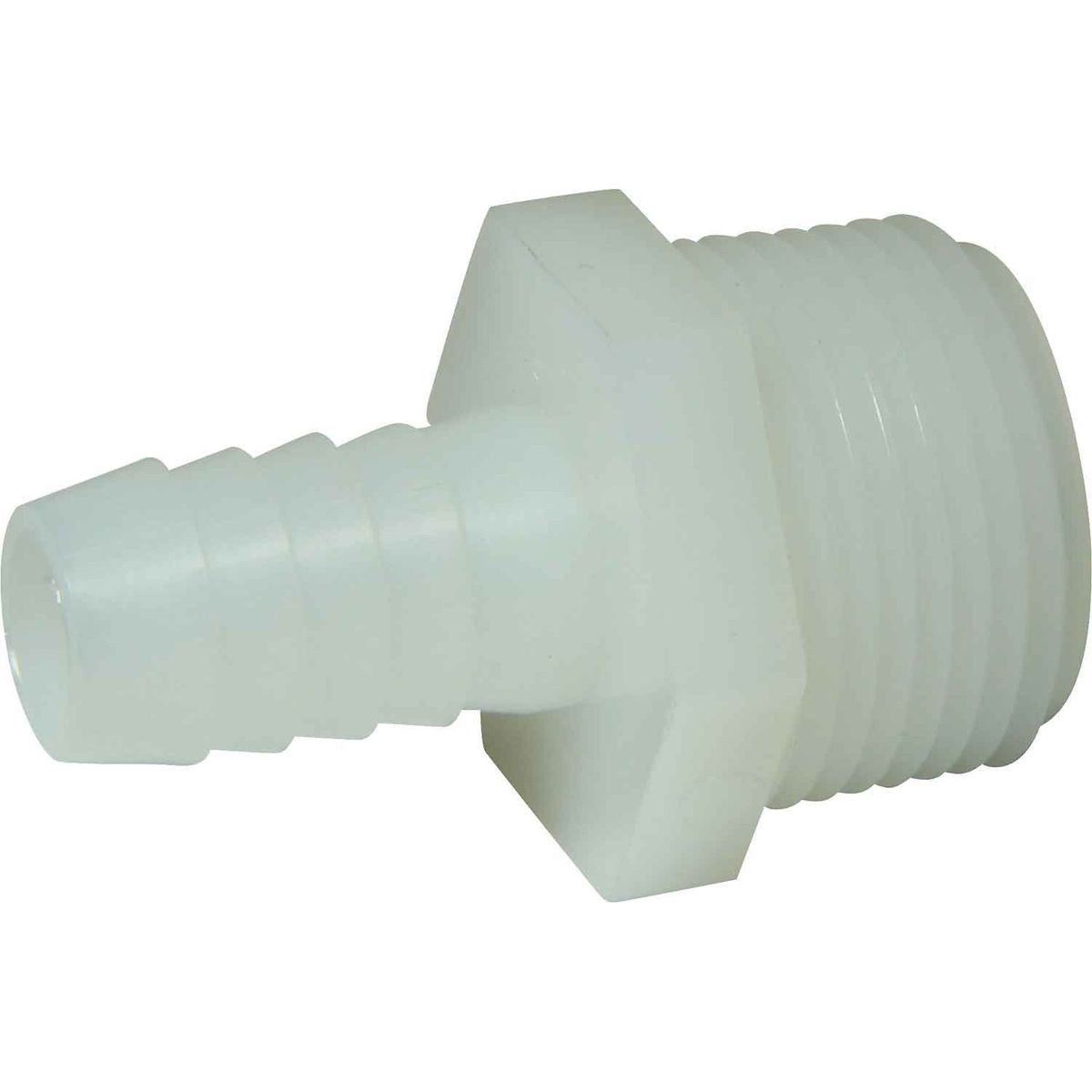 PLASTIC CONNECTOR 3/4in NPT-1/2in HOSE 3-95021