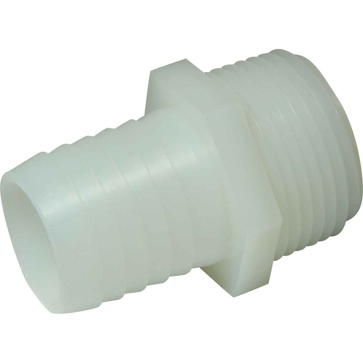 PLASTIC CONNECTOR 1in NPT-1in HOSE 3-95033