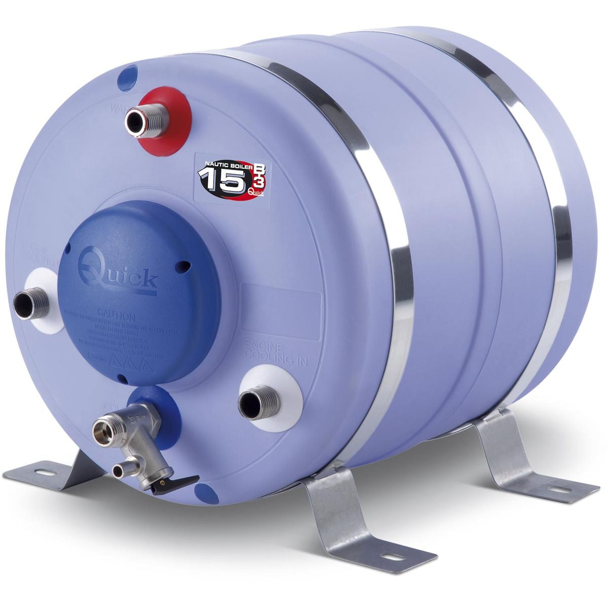 Quick Vertical / Horizontal SS Calorifier 30L Single Coil 220V 1200W 9-94303