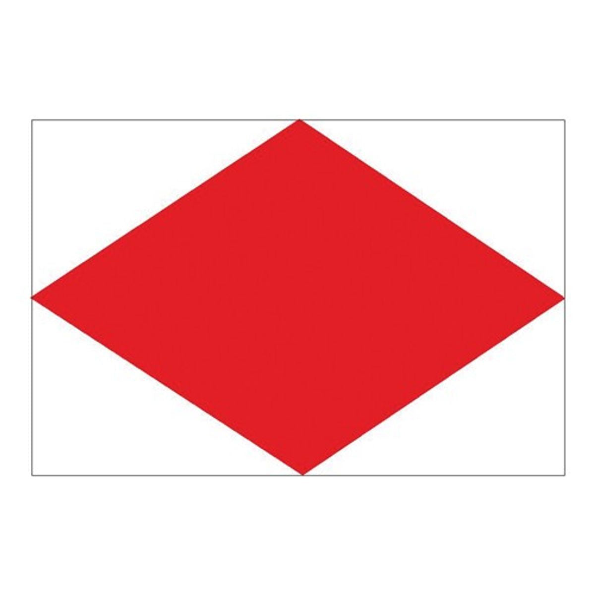 Flag International Code Signal F (30 x 45cm)