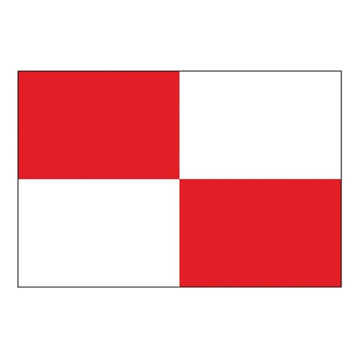 Flag International Code Signal U (30 x 45cm)