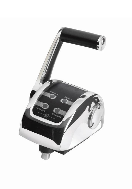 Control lever (left handle), stainless steel (AISI 316), for 1 engine EC4H1