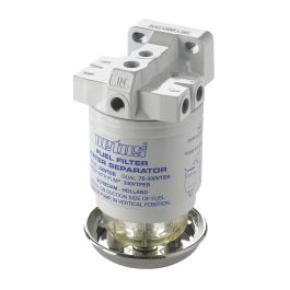 Water separator/fuel filter CE/ABYC, single, 10 micron, max. 79 gph (360 l/h) 330VTEB