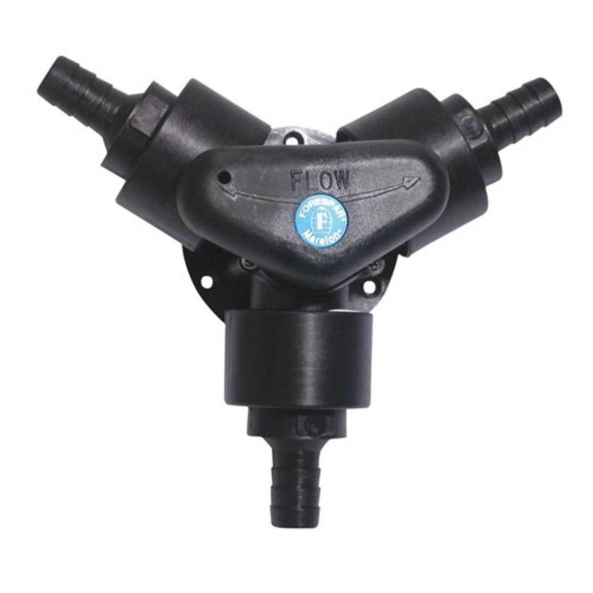 Forespar MF 854 Diverter Y Valve 3/4" Barb 3-80021