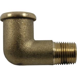 Maestrini Brass Compact 90° Elbow (1/8" BSPT Male / BSP Female) 407040