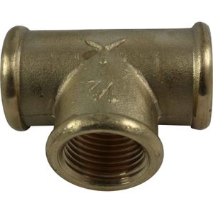 Maestrini Brass Equal Tee Fitting (1/2" BSP Female) 407103