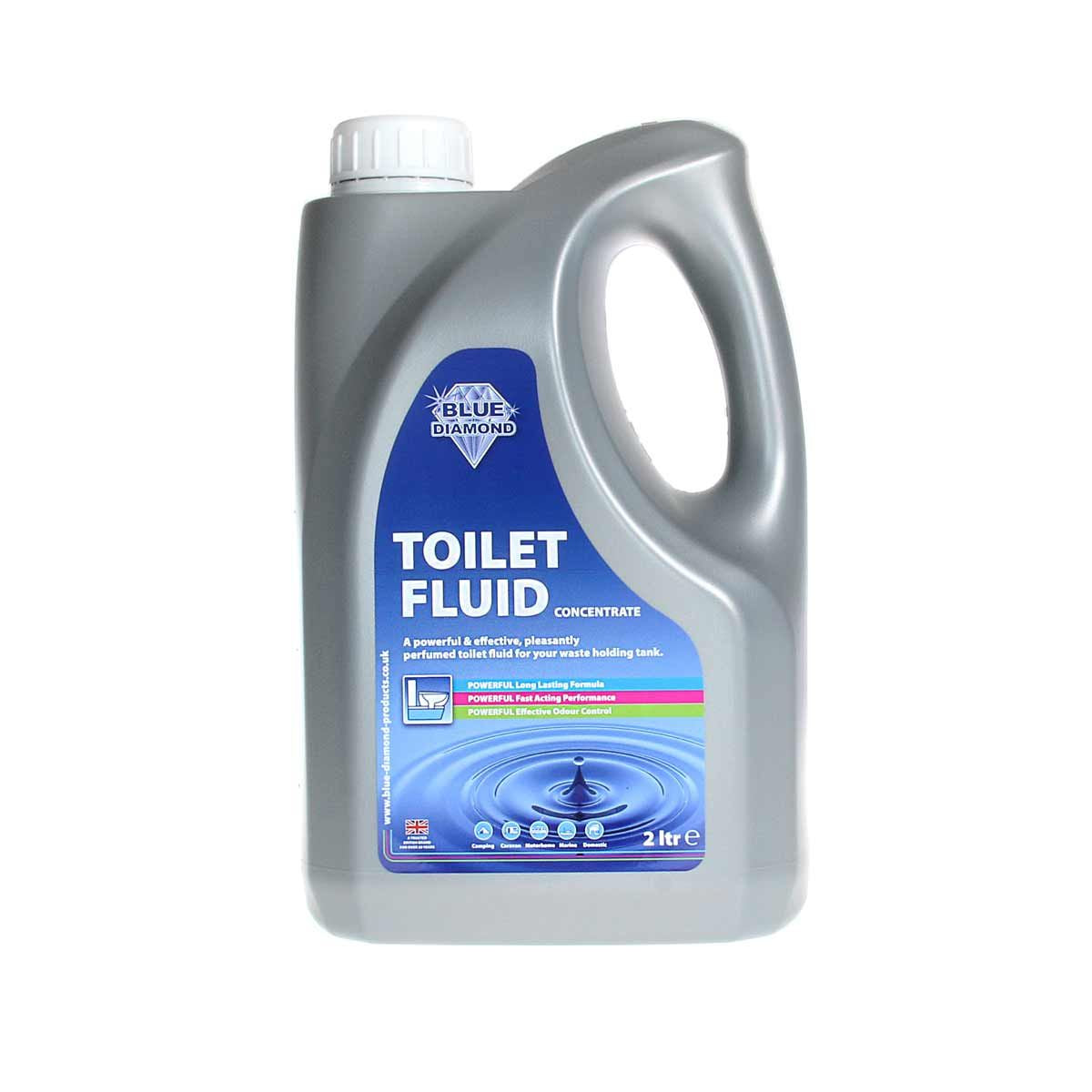 BLUE DIAMOND TOILET FLUID 2L CONCENTRATED BLUE BD-BD010