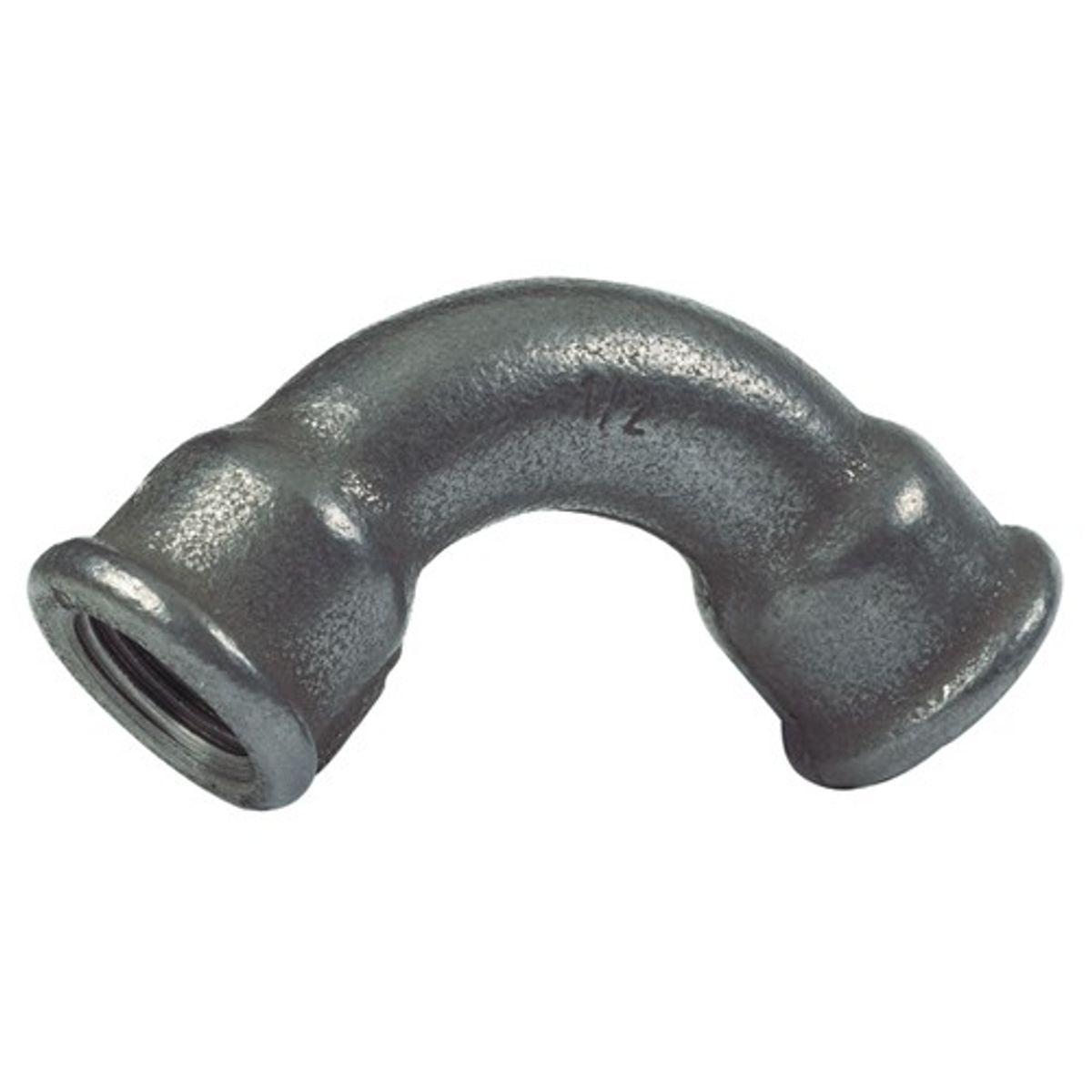 BLACK IRON 90 DEGREE F/F SWEPT BEND 1 1/2inBSP GALV N-01155G