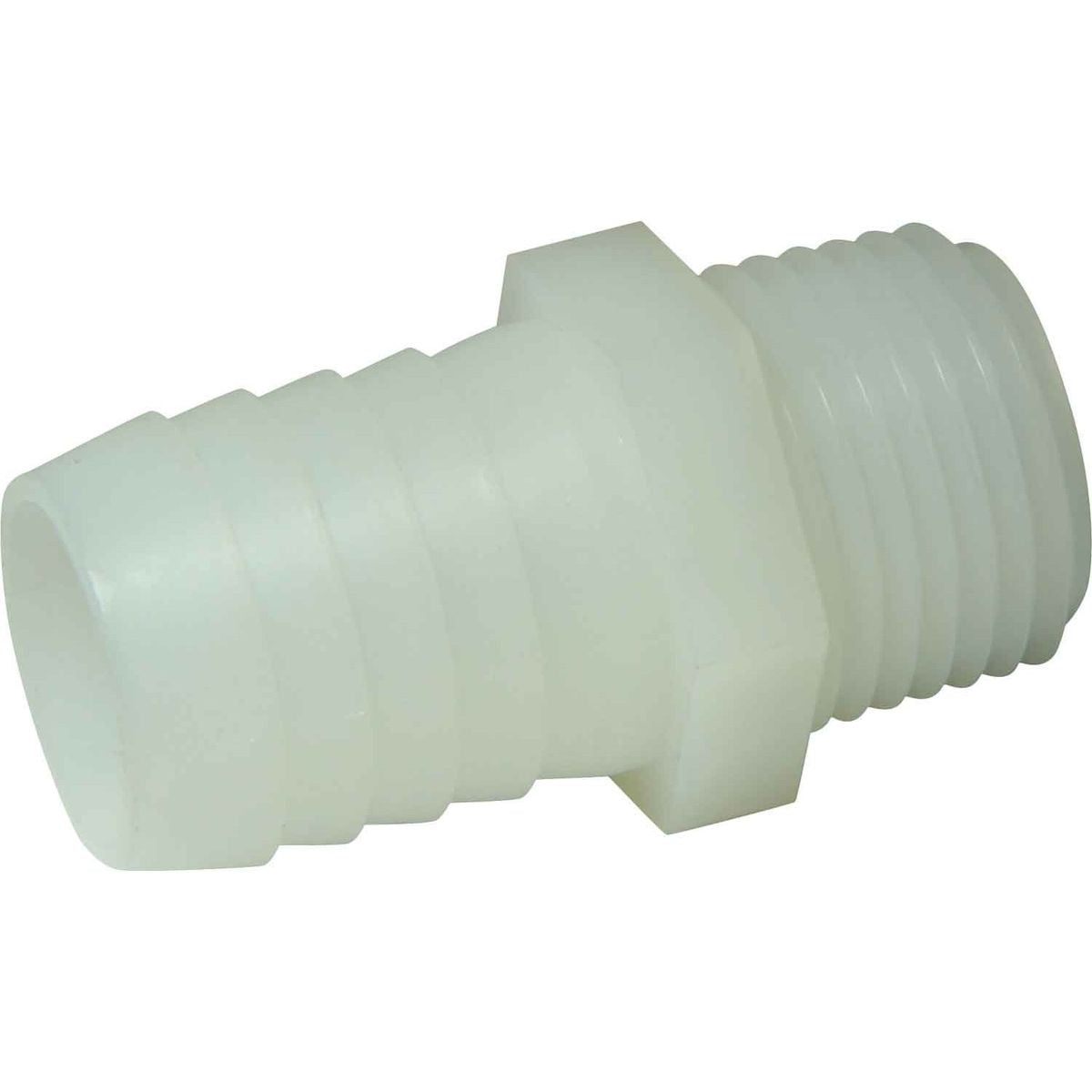 PLASTIC CONNECTOR 1/2in NPT-3/4in HOSE 3-95012