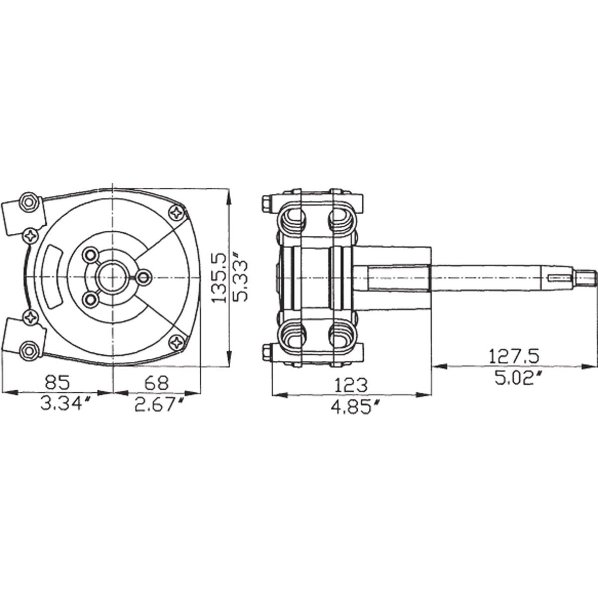 Ultraflex Fast Connect Steering Helm- Twin Cable