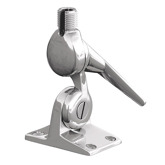 Shakespeare Stainless Steel Deck Ratchet Mount 1 Enlarge Image Shakespeare Stainless Steel Deck Ratchet Mount