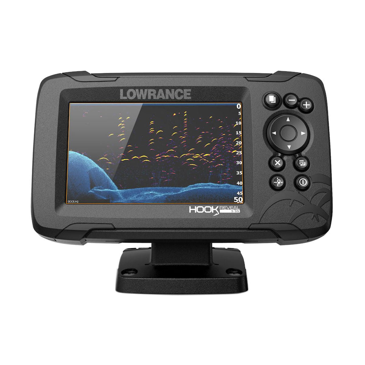 Lowrance HOOK Reveal Fishfinder 5" Display 83/200 HDI ROW