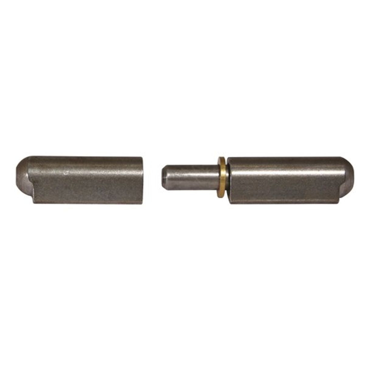 AG Weld On Steel Hinge 2 Part 100mm x 16mm Diameter (Each)