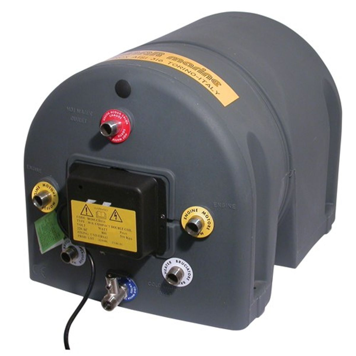 GREY COMPACT VERT/ HZ SS CALORIFIER 40L TC 9-93123