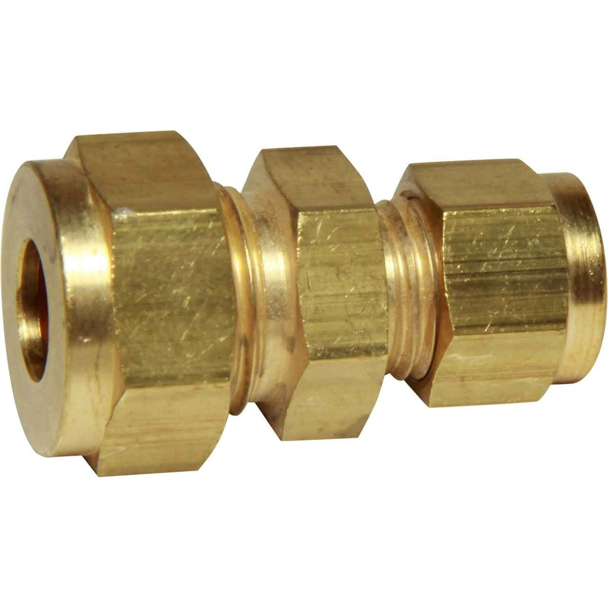 AG Brass Straight Coupling 3/8" x 5/16" 1-12140