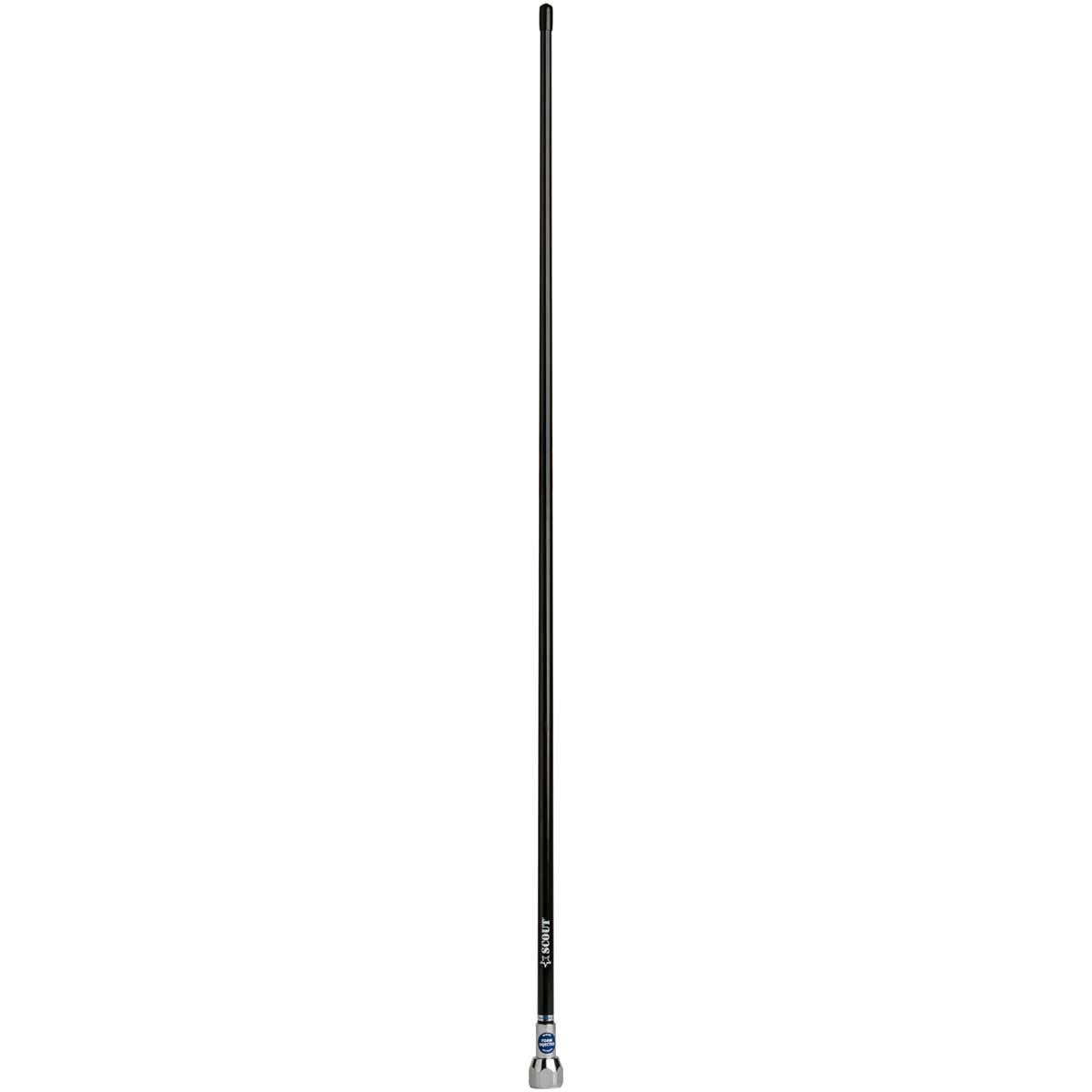 Scout Quick 1 3db VHF Fibreglass Antenna 1M with 5M Cable (Black)