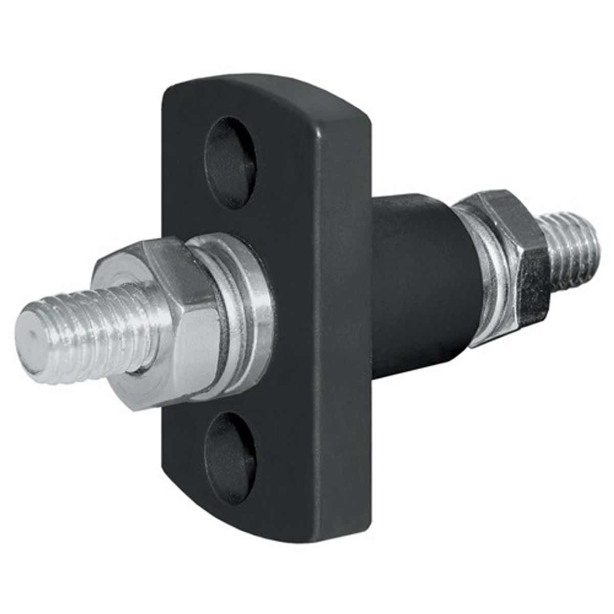Blue Sea Feed Through Sm Black 3/8" - 16 Stud 250A