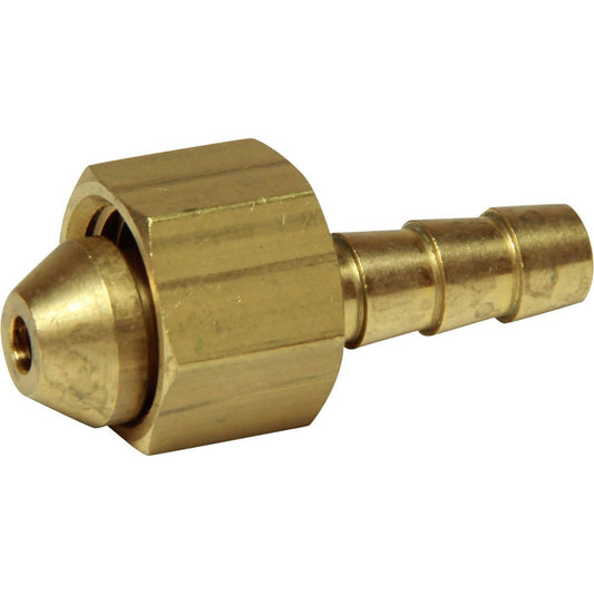 1/4in Hose Nozzle Adaptor with loose 1/4in BSP Nut 1-16203
