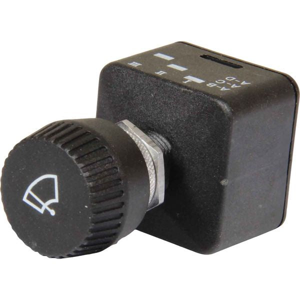 Vetus HDMSW Rotary Windshield Wiper Switch (Three Position)
