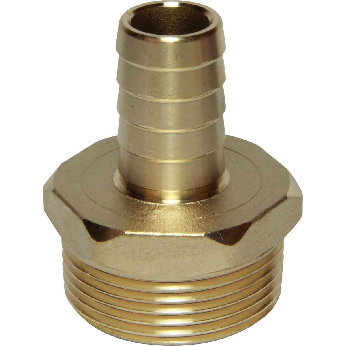 DZR CONNECTOR 1 1/4in BSPT - 3/4in HOSE 1-76036