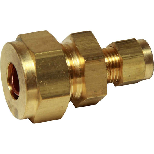Unequal Straight Compression Coupling 3/8in x 3/16in 1-12125