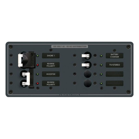Blue Sea Panel AC Source Select 16A 4 Position