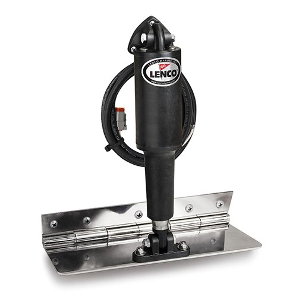Lenco 4" x 12" Limited Space Trim Tab Kit Polished