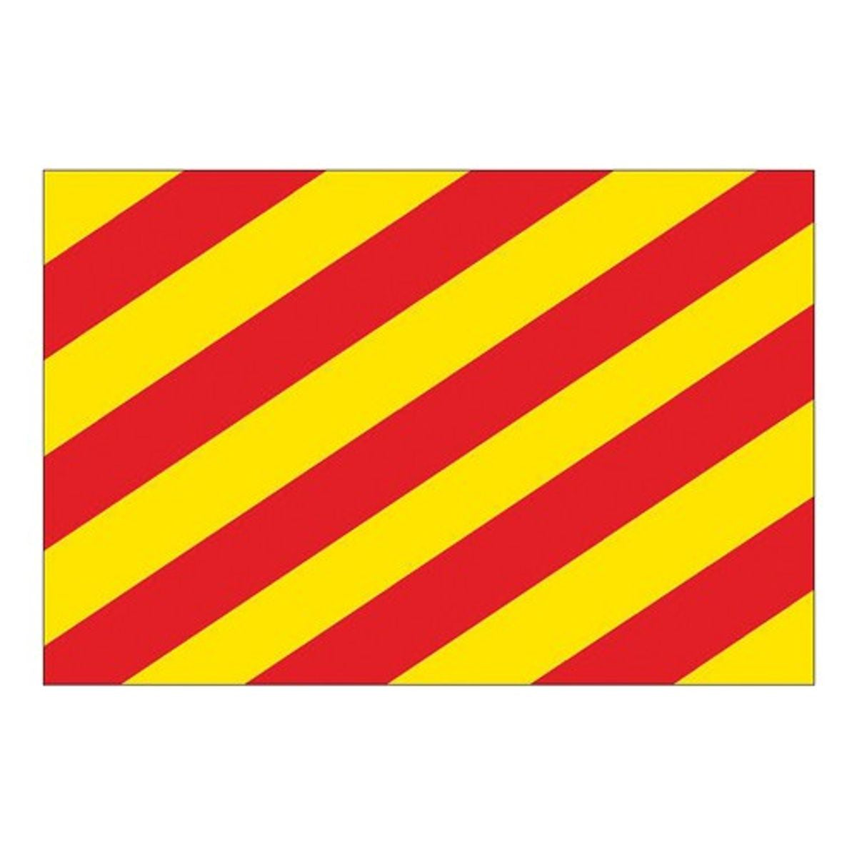 Flag International Code Signal Y (30 x 45cm)