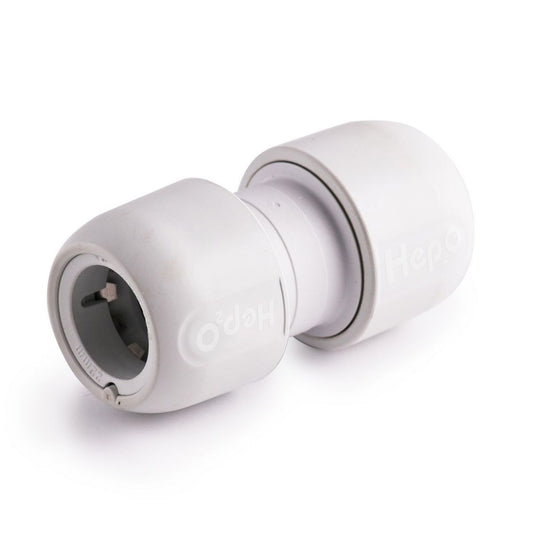 Hepworth HD1 Hep2o 22mm Straight Connector White HD1/22