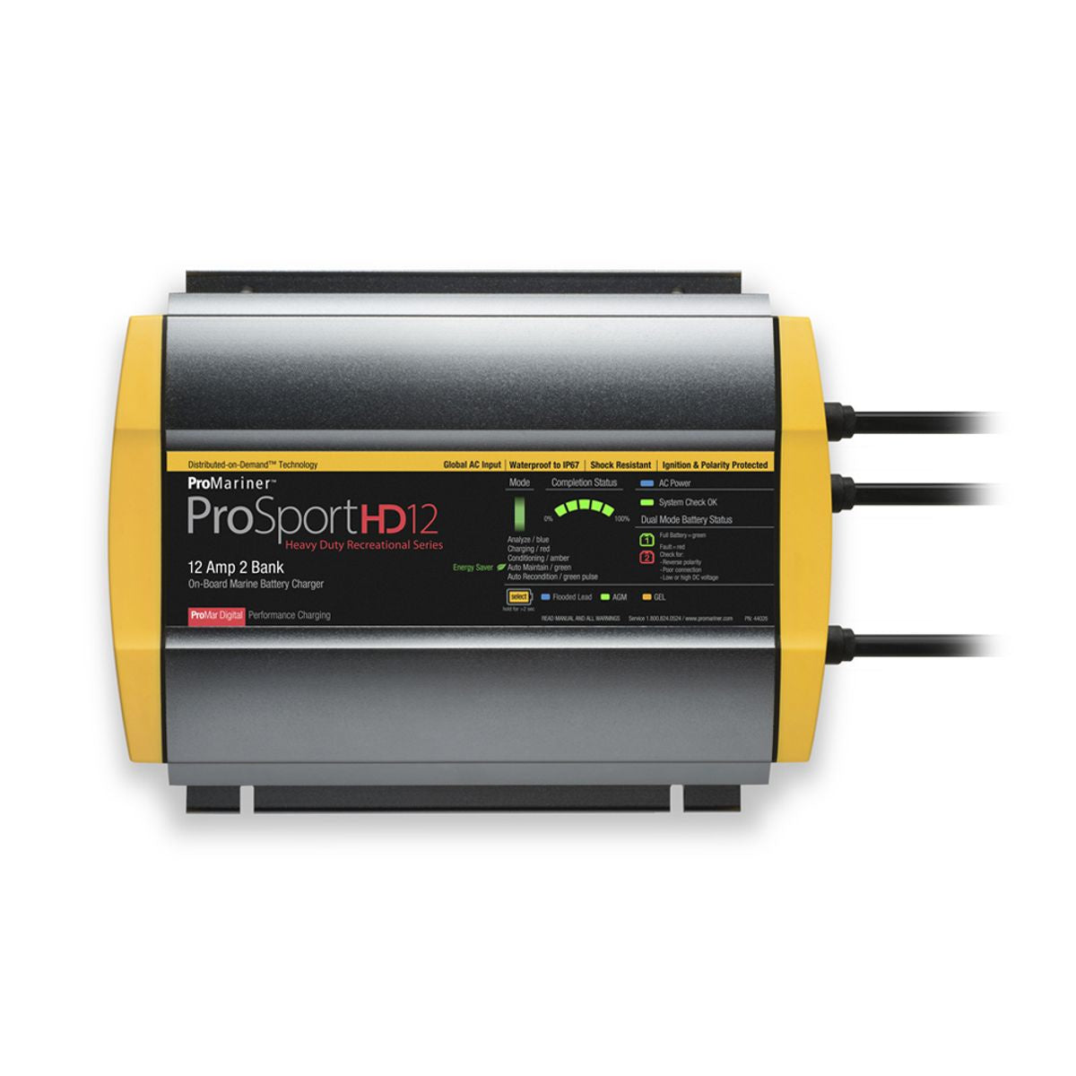 Promariner ProSportHD 12 Battery Charger 12-24V/12A 2 Out