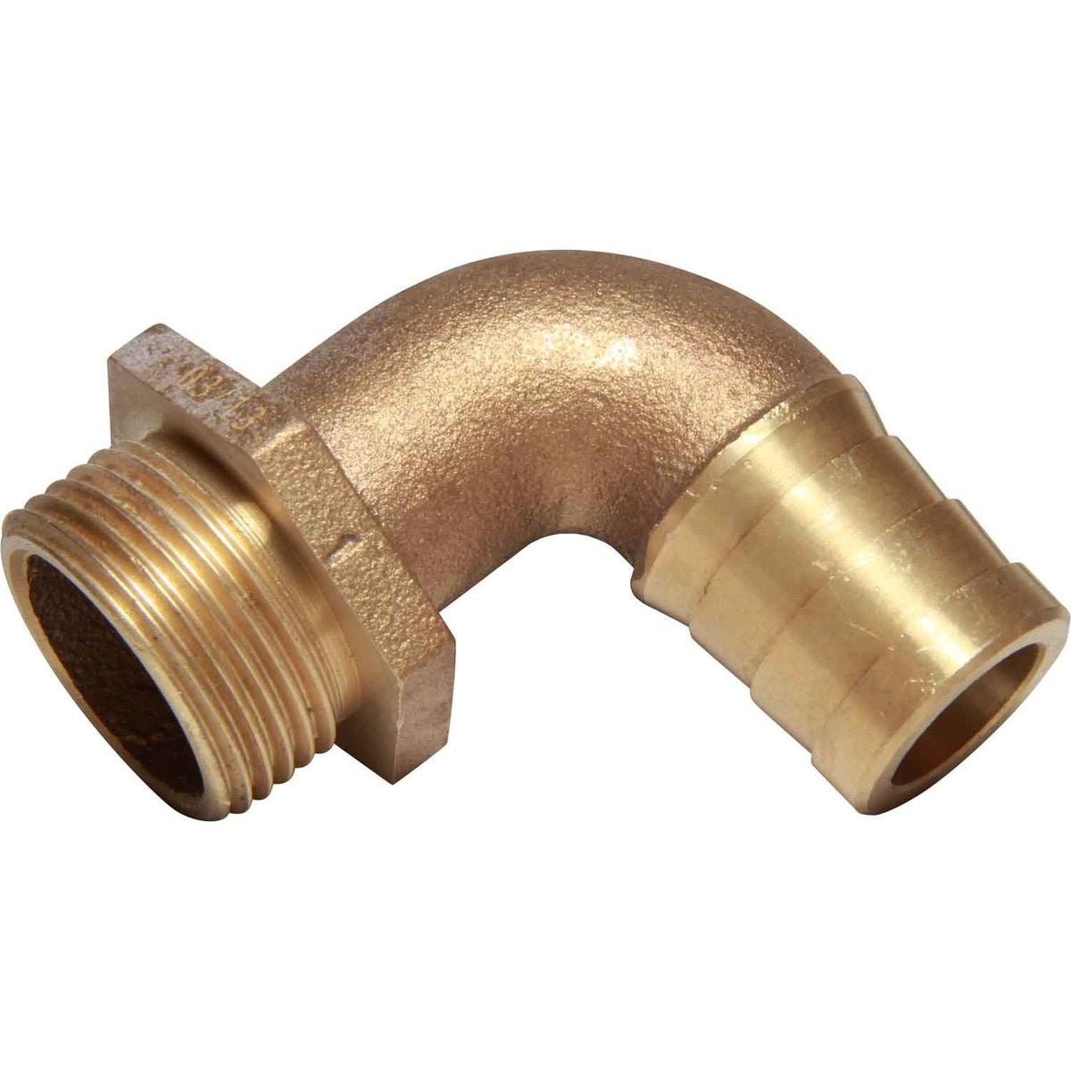 R/A CONNECTOR BRONZE 1inBSP- 1in HOSE 1-72133