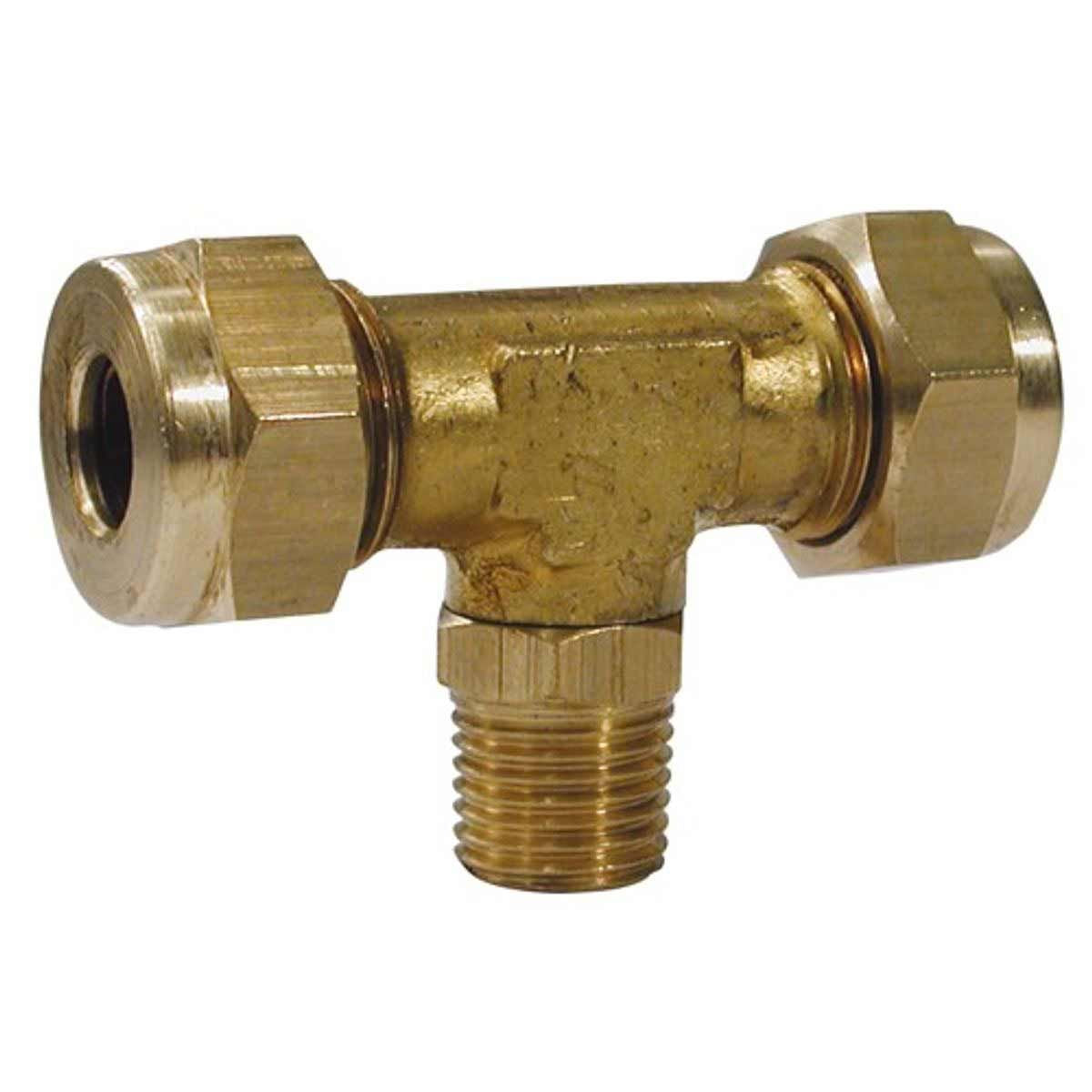 Male Branch Tee Coupling 5/16in Tube x 5/16in Tube x 1/4in BSP Taper 1-29835