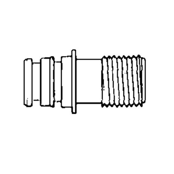 Flojet Quad Port x 1/2" BSP Straight (pair) 9-40200