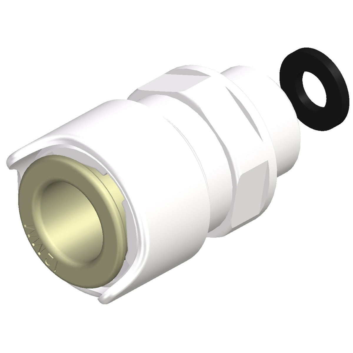 WHALE TAP TAIL ASSEMBLY 3/8inBSP MALE - 12MM W-WU1213B