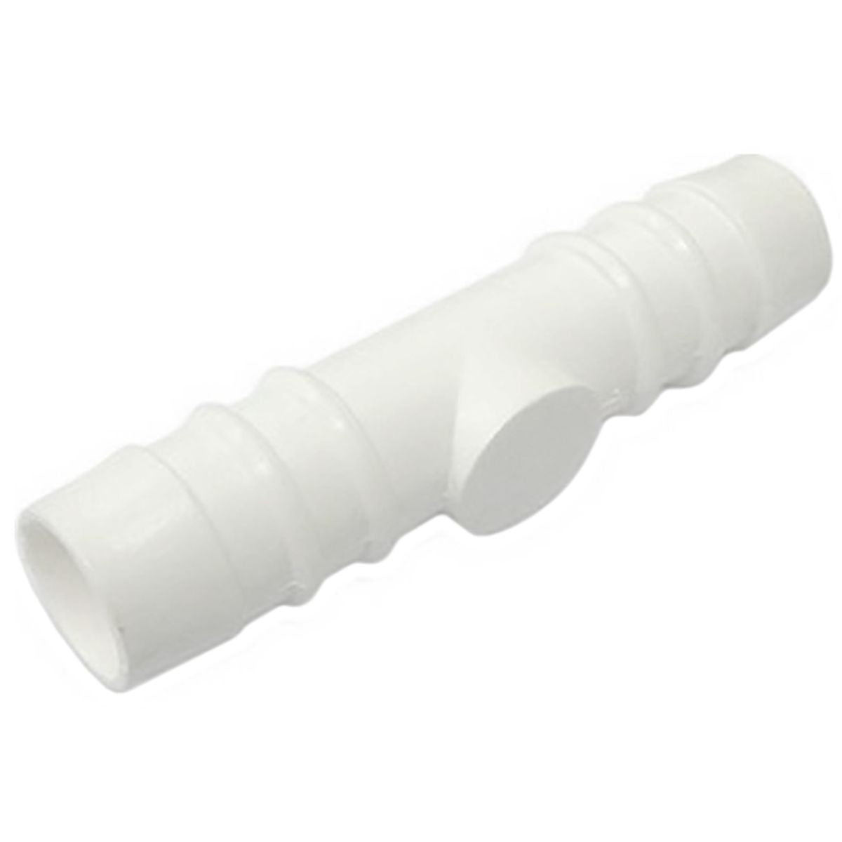 Plastic Straight Hose Connector 3/4in Hosetails White AH-158