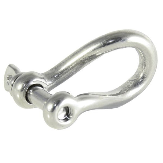 Stainless Steel Twisted Dee Shackle