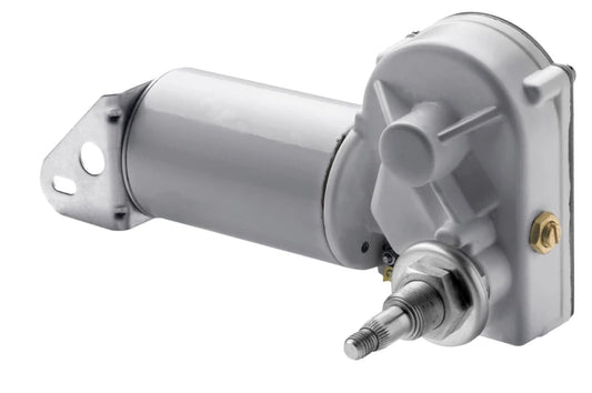 Wiper motor 12V, 50 mm shaft with DIN tapered end, self-parking, 2 speed DIN1250
