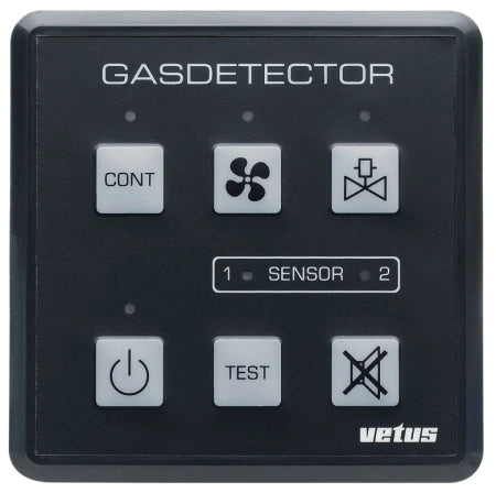 Gas & carbon monoxide detector 12/24 V, incl. sensor GD1000
