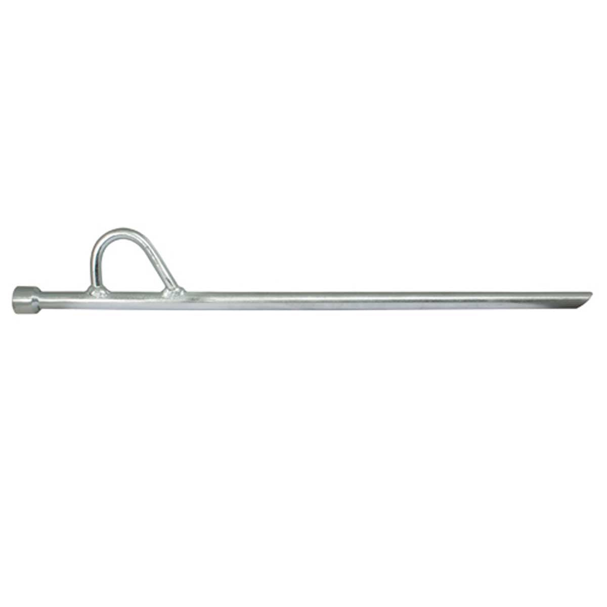 Galvinised Mooring Pin with Half Ring
