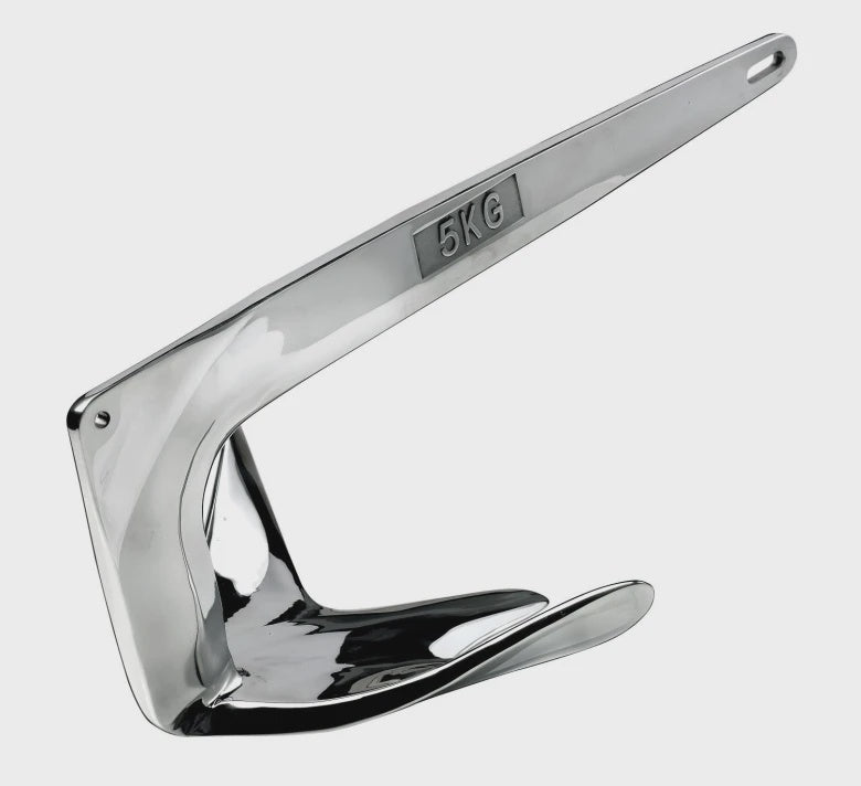 10 kg / 22lb Maxclaw anchor Stainless steel AISI316 P105062