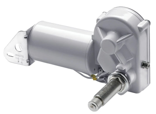 Wiper motor 12V, 25 mm shaft with parallel end, self-parking, 2 speed RW08A