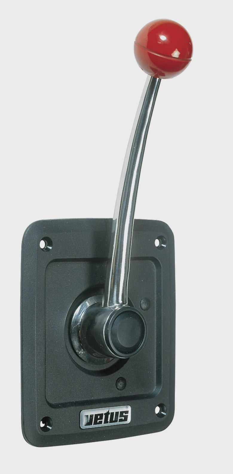Single lever remote control, side mounting, with stainless steel (AISI 316) handle and synthetic housing SICO