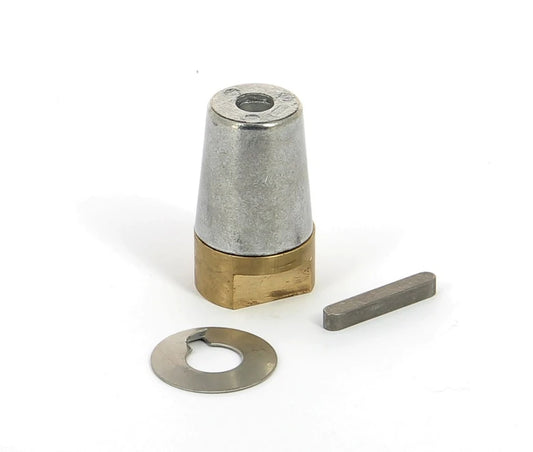Zinc anode, shaft nut, key and tab washer for VETUS Ø30mm propeller shafts SN30SET