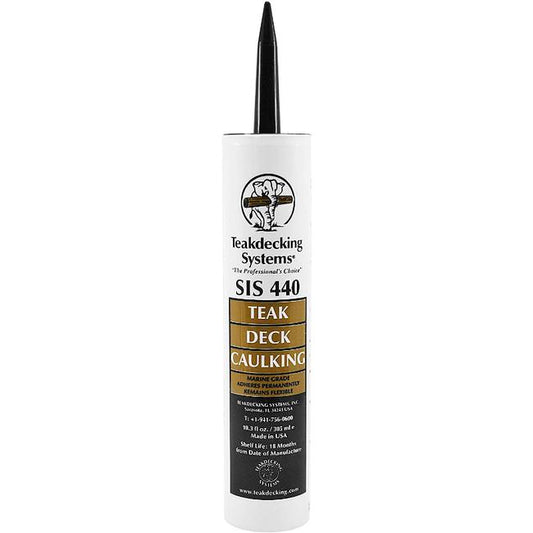 TDS SIS440 Teak Deck Caulking Black 290ml TDS-SIS440B/283