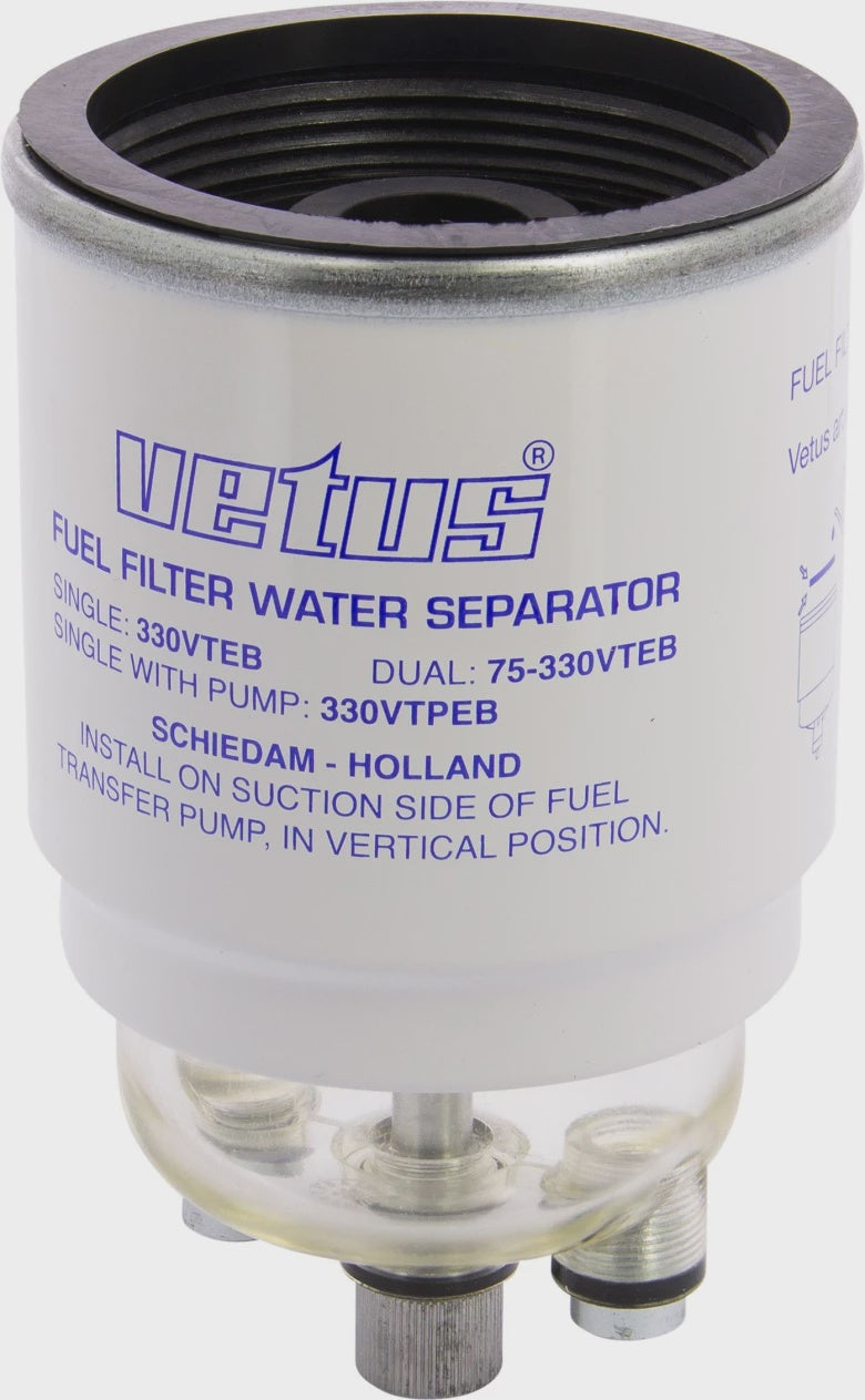 Replacement fuel filter element CE/ABYC, 10 micron, blue. For 330VTEB, 330VTEPB, 75330VTEB VT33EB